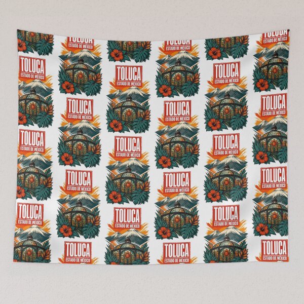 Item preview, Toluca Estado de Mexico, Vintage Travel Tourism Art designed and sold by TravelersGems.