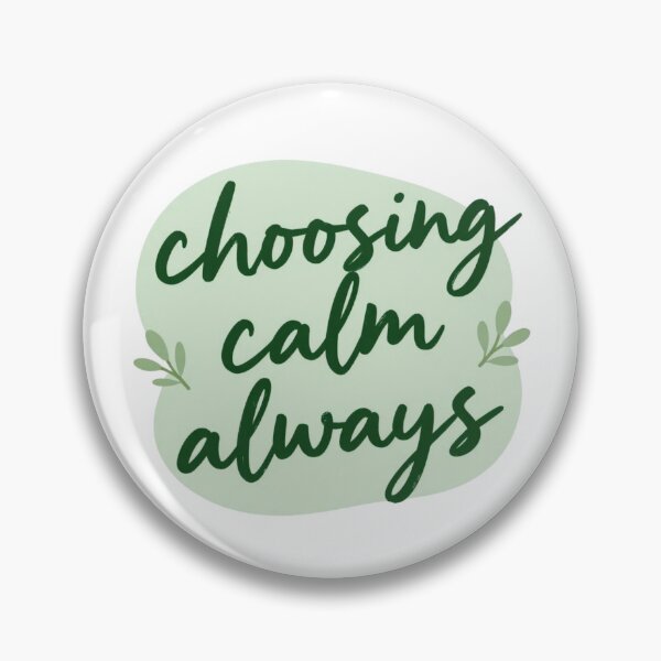 Item preview, Choosing Calm Always – Spiritual Self Care Typography designed and sold by CosmicQuietLab.