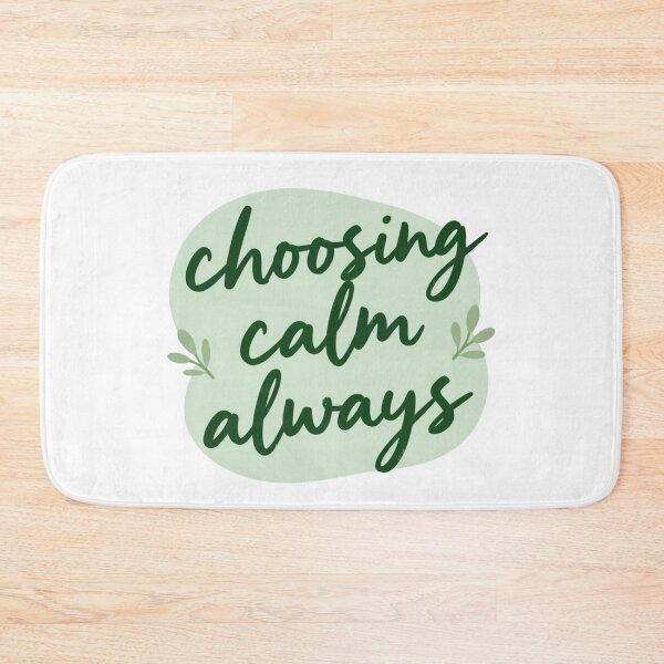 Item preview, Choosing Calm Always – Spiritual Self Care Typography designed and sold by CosmicQuietLab.