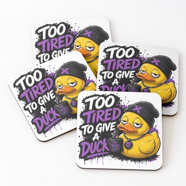 Item preview, Too Tired To Give A Duck designed and sold by Thor-stone.