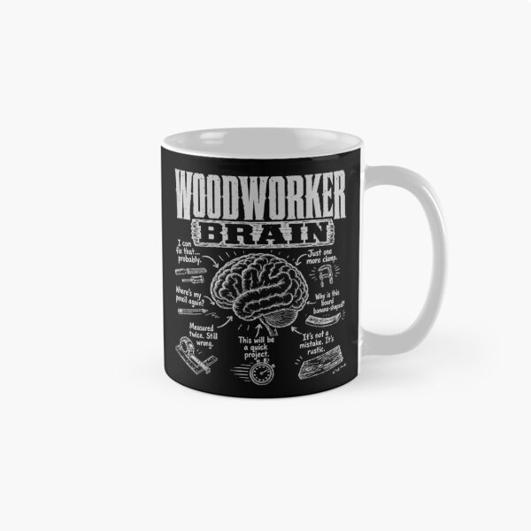 Item preview, Woodworker Brain Funny Woodworking Anatomy for Carpenters and Makers designed and sold by 365CarMods Official.