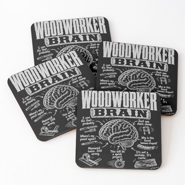 Item preview, Woodworker Brain Funny Woodworking Anatomy for Carpenters and Makers designed and sold by 365CarMods Official.