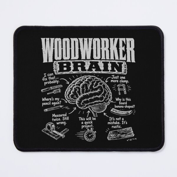 Item preview, Woodworker Brain Funny Woodworking Anatomy for Carpenters and Makers designed and sold by 365CarMods Official.