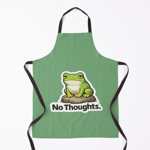 Item preview, No Thoughts. Frog Meme | Funny Tree Frog Sticker Design designed and sold by BabyStark.