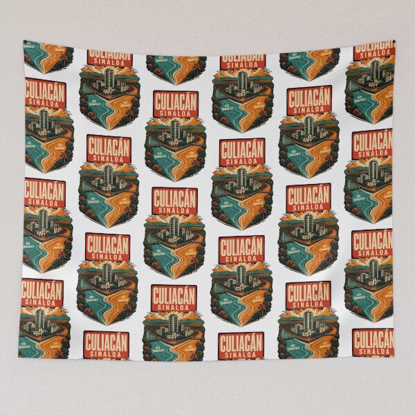 Item preview, Culiacan Sinaloa, Mexico Vintage Travel Tourism Art designed and sold by TravelersGems.