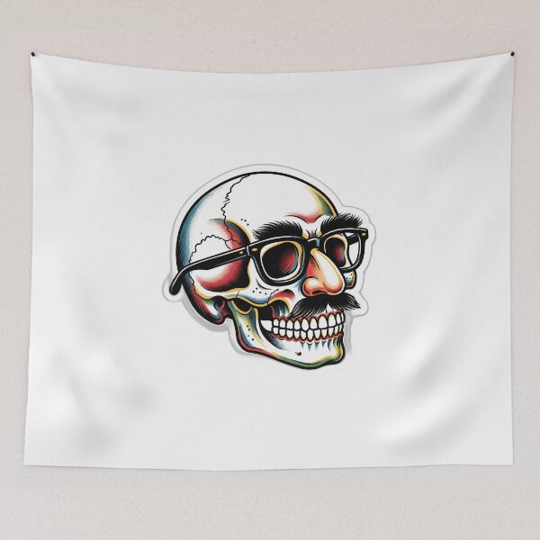 Item preview, Dead Inside But Still Smiling Funny Sarcastic Skull designed and sold by ryanguas.