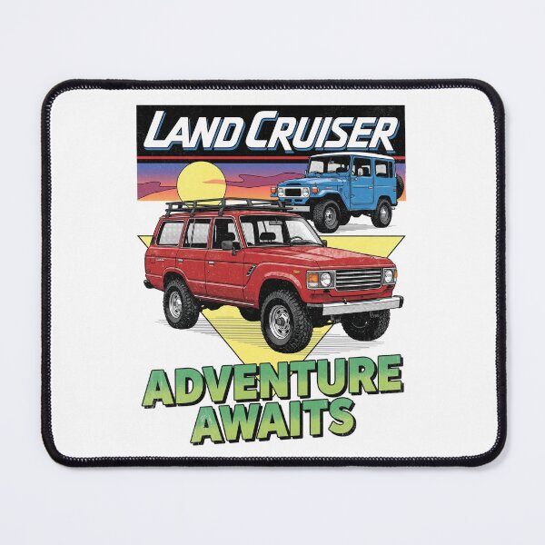Item preview, Land Cruiser 60 Series and 40 Series Adventure Awaits [White Shirt Only] designed and sold by Off-Road-Zone.