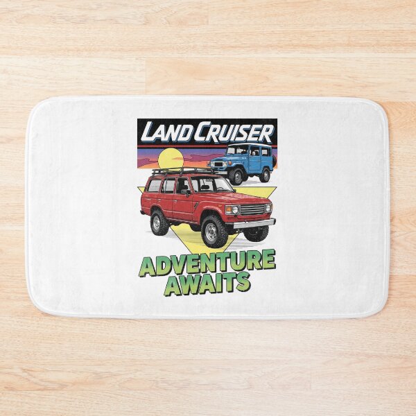 Item preview, Land Cruiser 60 Series and 40 Series Adventure Awaits [White Shirt Only] designed and sold by Off-Road-Zone.