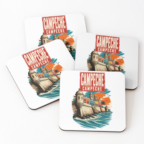 Item preview, Campeche, Mexico Vintage Travel Tourism Art designed and sold by TravelersGems.