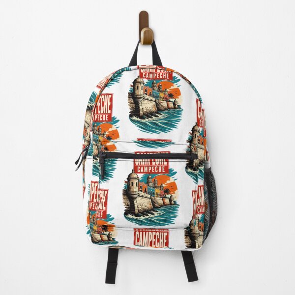 Item preview, Campeche, Mexico Vintage Travel Tourism Art designed and sold by TravelersGems.
