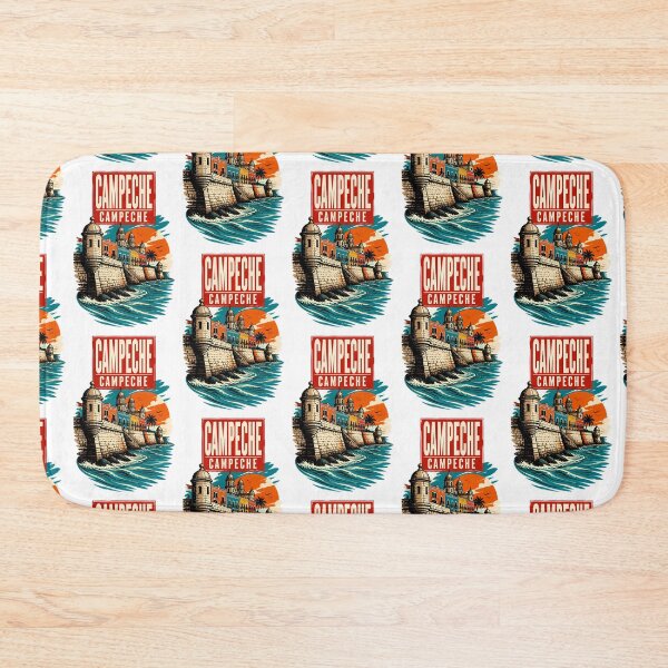 Item preview, Campeche, Mexico Vintage Travel Tourism Art designed and sold by TravelersGems.