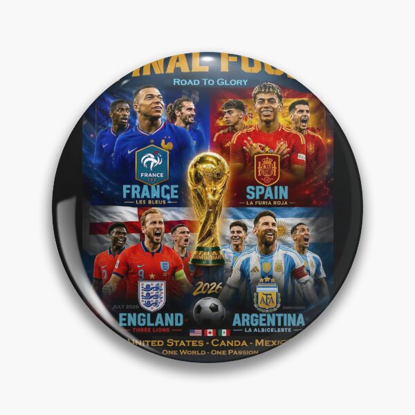 Item preview, 2026 FIFA WORLD CUP - FINAL FOUR - France - Spain - England - Argentinia designed and sold by DBM Photo Art 1.