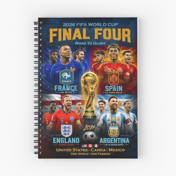 Item preview, 2026 FIFA WORLD CUP - FINAL FOUR - France - Spain - England - Argentinia designed and sold by DBM Photo Art 1.
