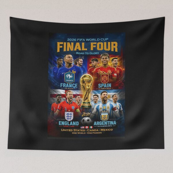 Item preview, 2026 FIFA WORLD CUP - FINAL FOUR - France - Spain - England - Argentinia designed and sold by DBM Photo Art 1.
