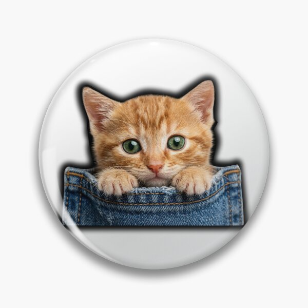 Item preview, Pocketful of Purrs: Cute Ginger Kitten designed and sold by CatstheticShop1.