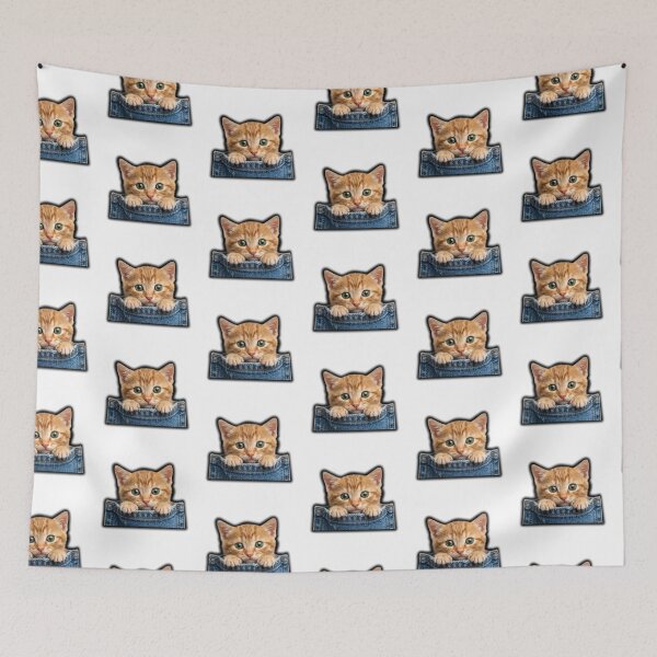 Item preview, Pocketful of Purrs: Cute Ginger Kitten designed and sold by CatstheticShop1.