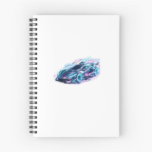 Item preview, Aurora Storm Racer – Futuristic Fantasy Car Sticker designed and sold by blossomfun.