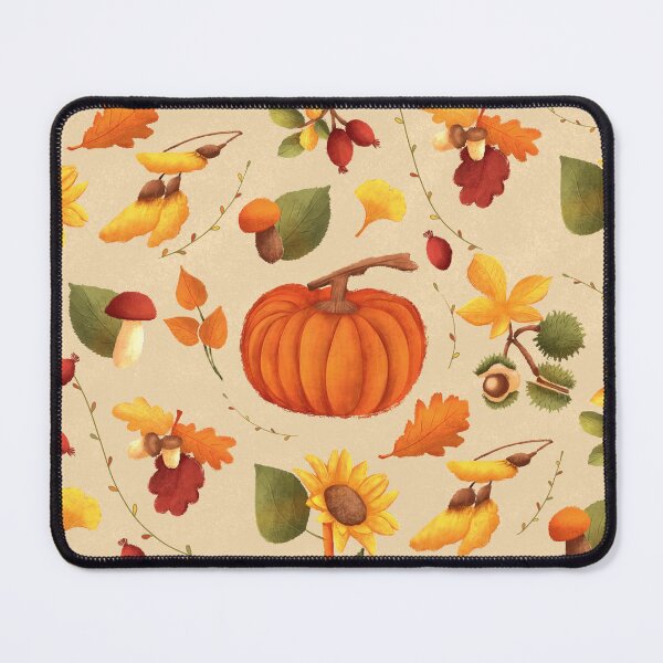Item preview, Autumn pumpkin pattern designed and sold by natinart.