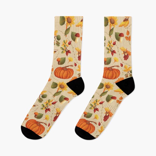 Item preview, Autumn pumpkin pattern designed and sold by natinart.