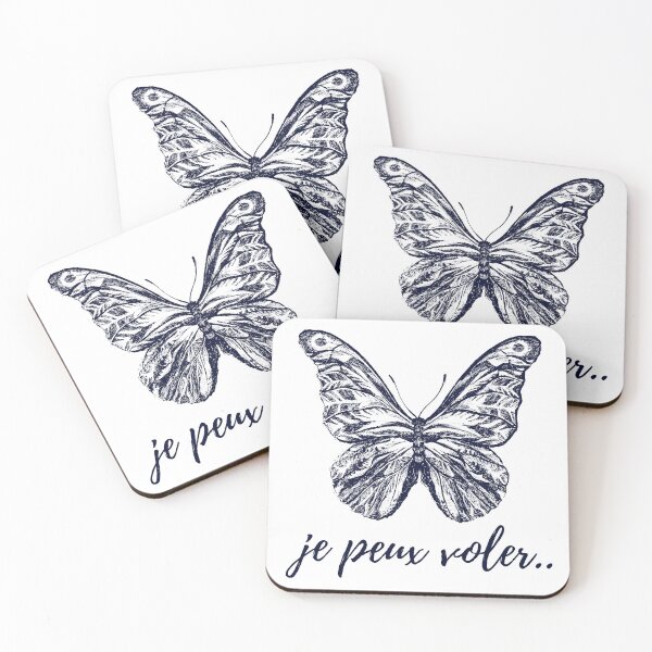 Item preview, I can fly - popular french quotes lovers theme gifts (dark blue) designed and sold by RebelliousRosee.