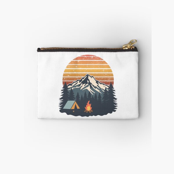 Item preview, Retro Mountain Camping Scene designed and sold by redblink store.
