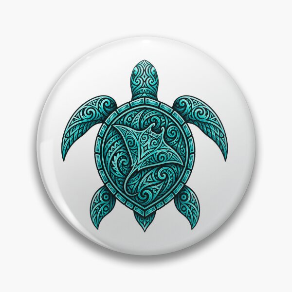 Item preview, Polynesian Tribal Turtle – Manta Ray designed and sold by OTSC.