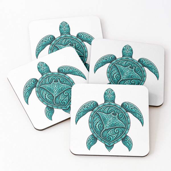 Item preview, Polynesian Tribal Turtle – Manta Ray designed and sold by OTSC.