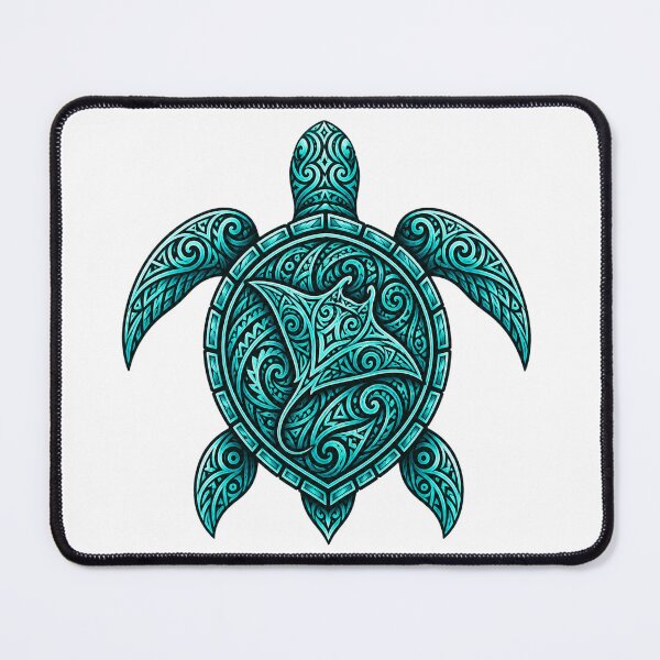 Item preview, Polynesian Tribal Turtle – Manta Ray designed and sold by OTSC.