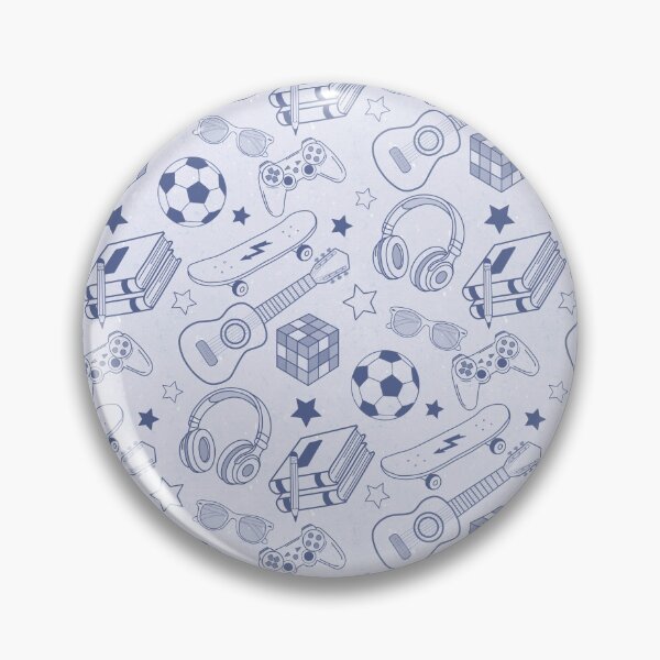 Item preview, Teen Hobbies Doodle Line Art Pattern designed and sold by DaniUK.