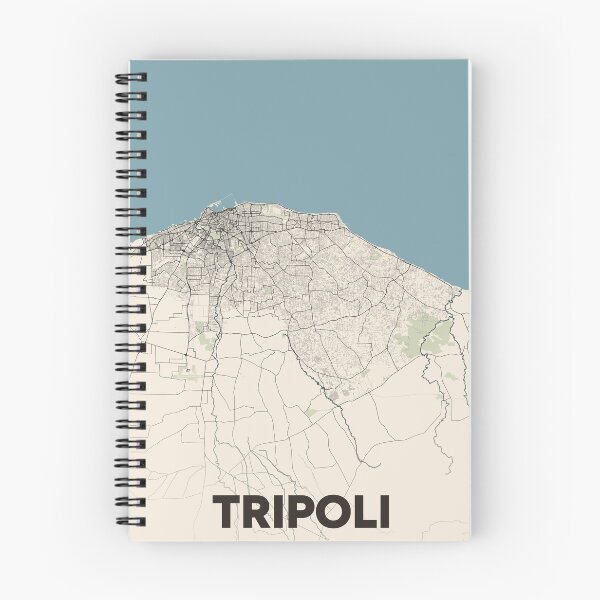 Artikelvorschau, Karte von Tripolis entworfen und verkauft von MapsNerd.