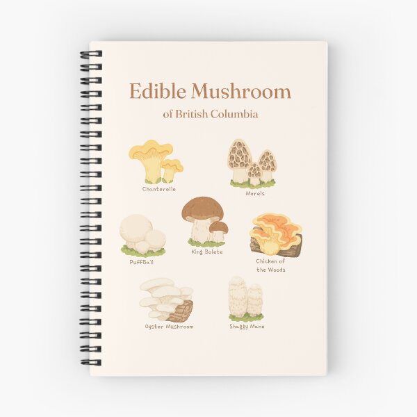 Item preview, Edible Mushroom Field Guide of British Columbia designed and sold by Gotta Geta Gato.