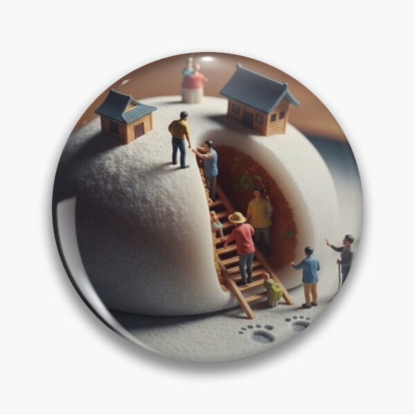 Item preview, Tiny World Inside a Japanese Bun designed and sold by EchoWave11.