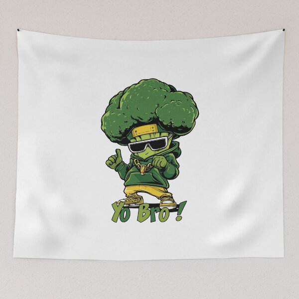 Item preview, YO BRO! - Hip hop broccoli in the kitchen designed and sold by francoisville.