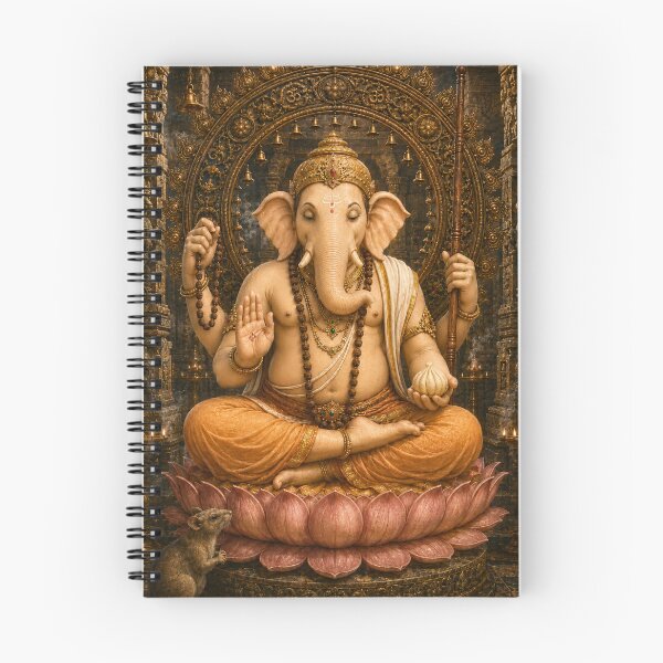 Item preview, 32 Forms of Ganapati Series – Yoga Ganapati: The Meditative Lord of Inner Peace | Museum-Quality Hindu Fine Art designed and sold by Homyar.