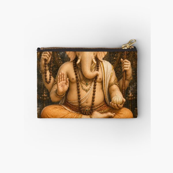 Item preview, 32 Forms of Ganapati Series – Yoga Ganapati: The Meditative Lord of Inner Peace | Museum-Quality Hindu Fine Art designed and sold by Homyar.