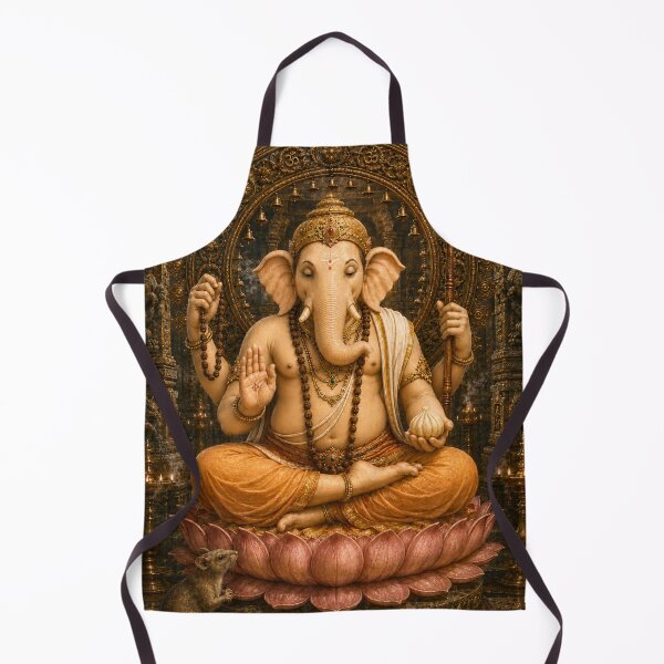 Item preview, 32 Forms of Ganapati Series – Yoga Ganapati: The Meditative Lord of Inner Peace | Museum-Quality Hindu Fine Art designed and sold by Homyar.