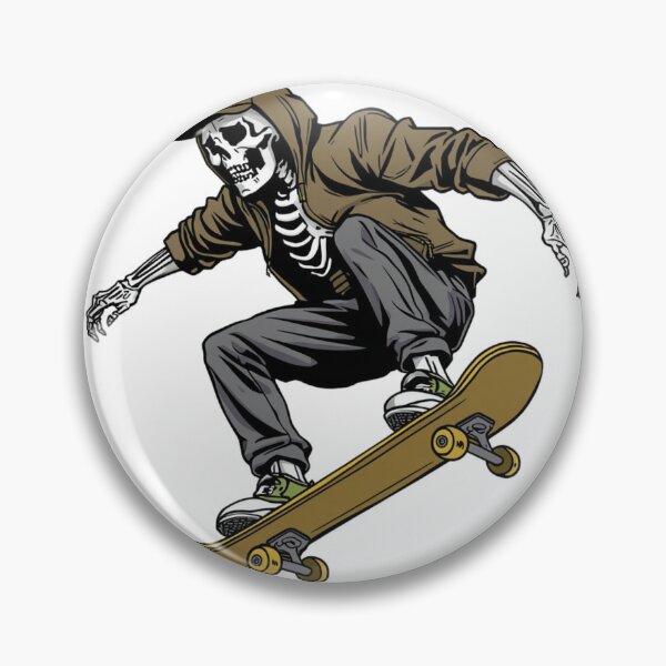 Item preview, Skeleton Skateboarder designed and sold by redblink store.