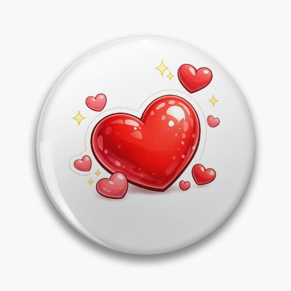 Item preview, Cute Red Heart Sticker | Kawaii Love Heart | Valentine's Day | Transparent PNG designed and sold by Ishratparween11.