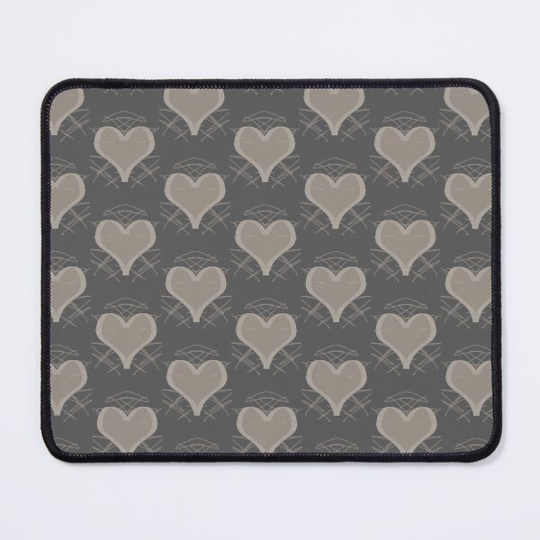 Item preview, Minimalist Earthy Hearts Pattern - Elegant Neutral Gray and Taupe designed and sold by CaramelCo.
