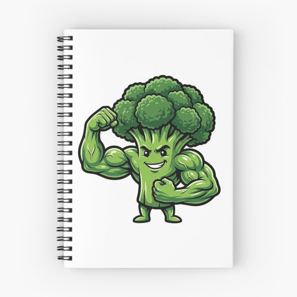 Item preview, Buff Broccoli Flexing Muscles designed and sold by YNAMREG.