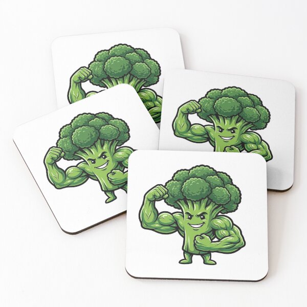Item preview, Buff Broccoli Flexing Muscles designed and sold by YNAMREG.