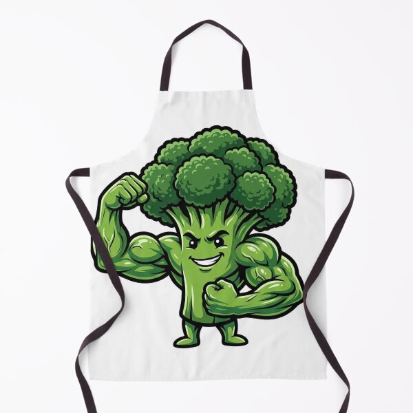 Item preview, Buff Broccoli Flexing Muscles designed and sold by YNAMREG.