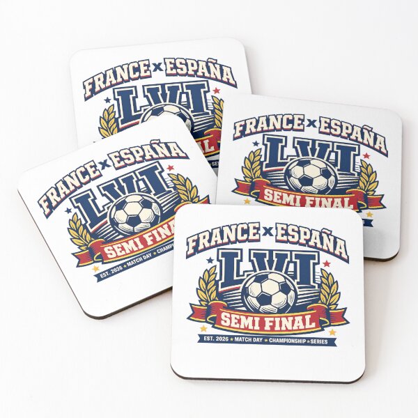 Item preview, France vs España Semi Final Vintage Varsity Soccer Crest T-Shirt designed and sold by Mafiazilla.