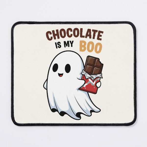 Item preview, Chocolate Is My Boo Cute Halloween Ghost designed and sold by Amir Faysal.
