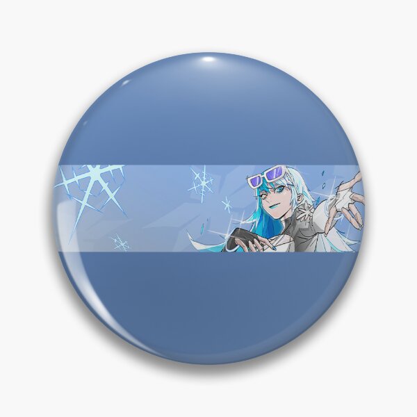 Item preview, Luna Snow Marvel Rivals summer nameplate sticker designed and sold by Applesaucemeow-.