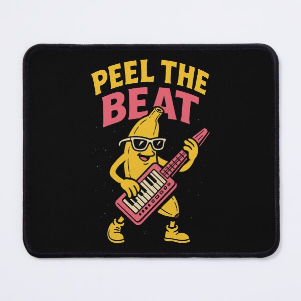 Item preview, Peel The Beat - Funny 80s Synthwave Banana Keytar designed and sold by Dabis26.
