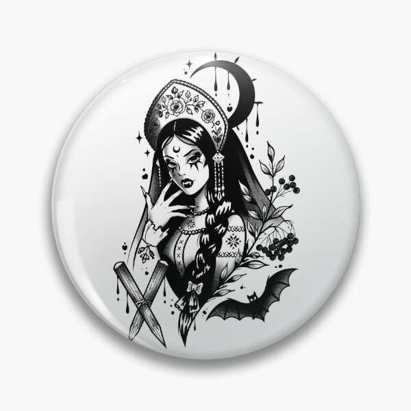 Item preview, Wampir – Dark Slavic Tattoo designed and sold by feedmykraken.
