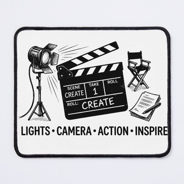 Item preview, Lights Camera Action Inspire designed and sold by cgurtlinger.