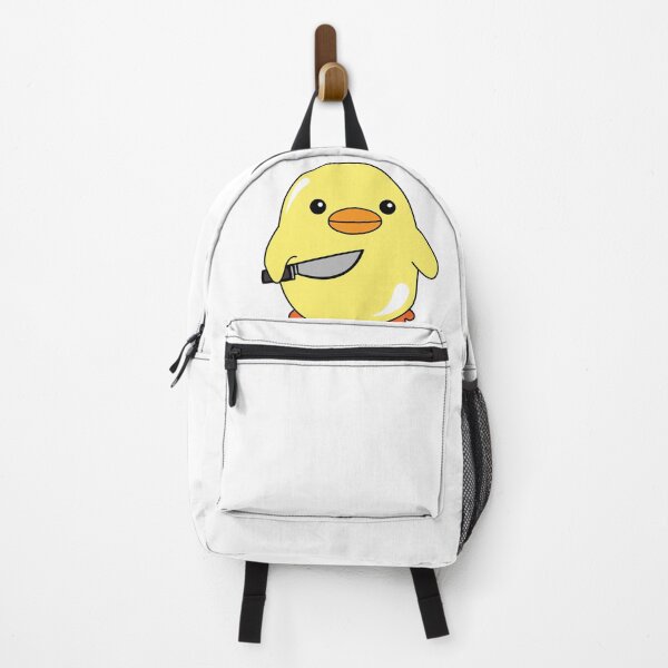 Item preview, Cute Yellow Duck With Knife Funny Meme designed and sold by Sela Art .