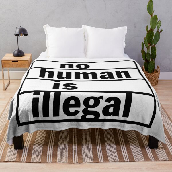 Item preview, No human being is illegal. designed and sold by hard2wear.